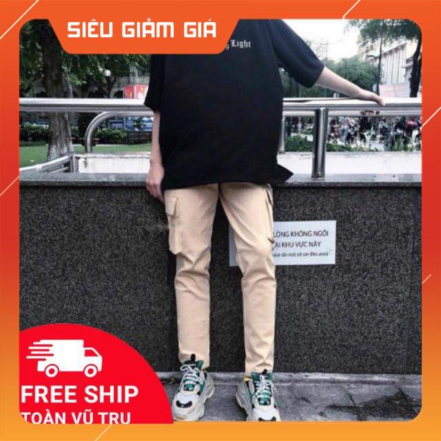 [Hình thật] Quần Kaki Box túi hộp Unisex