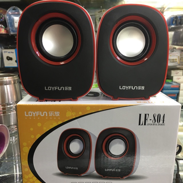 Loa máy tính Loyfun LF-804 ( Đỏ đen )