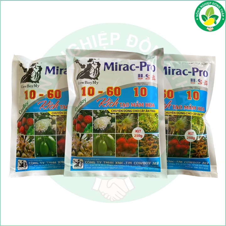 Kích Tạo Mầm Hoa 10-60 10 Mirac-Pro USA