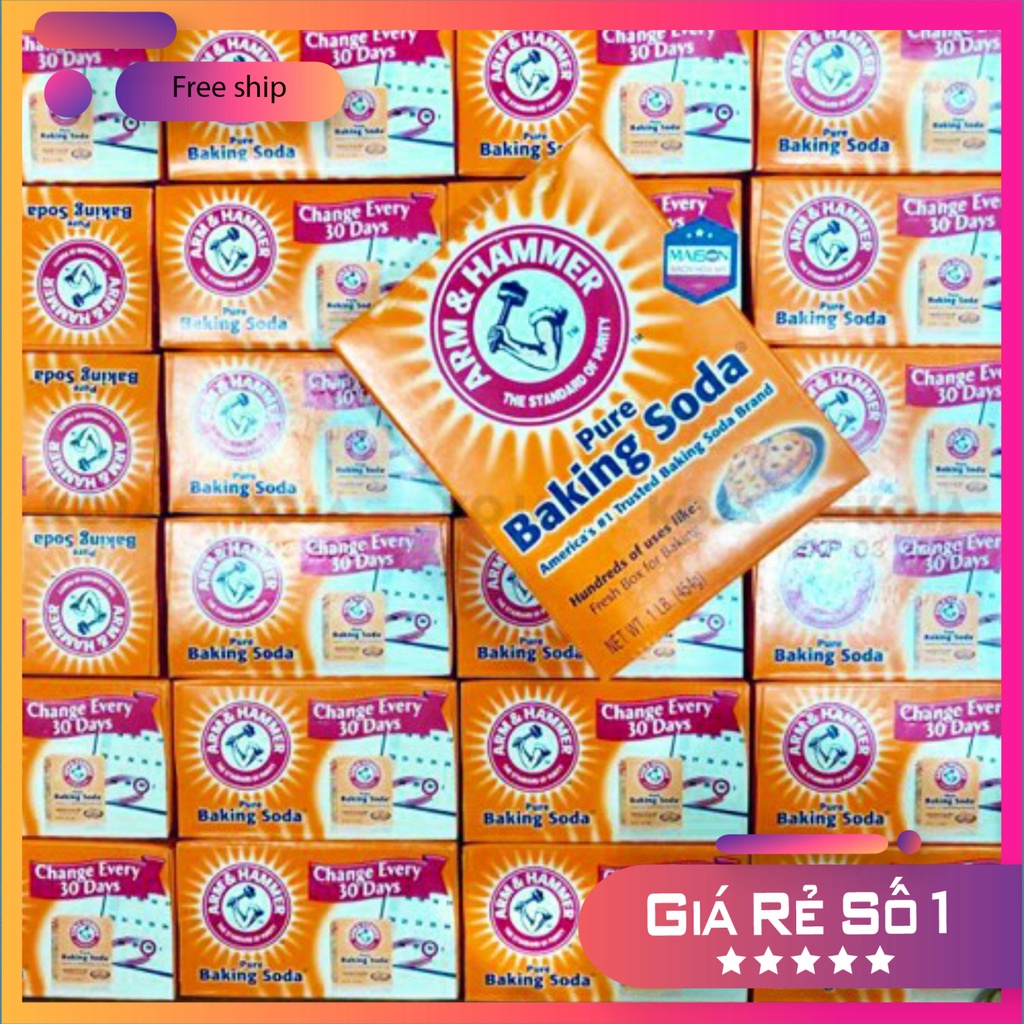 [FREESHIP] Bột Baking Soda Đa Công Dụng 454Gram Nhập Khẩu Mỹ