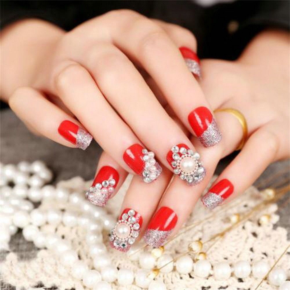 Set 1440 Hạt Kim Cương Giả Nhiều Kích Thước Đính Móng Nghệ Thuật