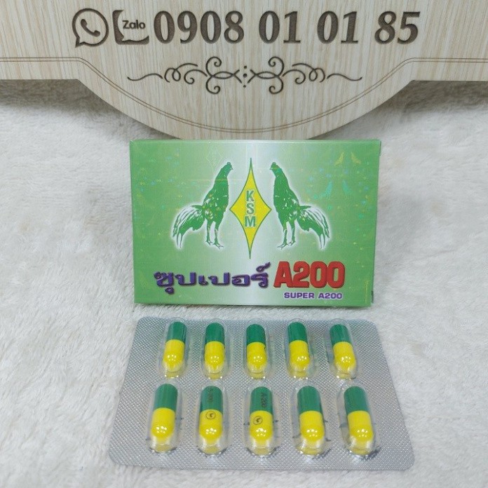 Super A200 - t͢h͢u͢ố͢c͢ TAN - SIÊU HIỆU QUẢ (1 HỘP/ 10 VIÊN)
