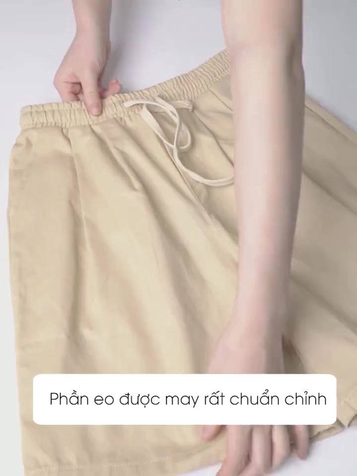Quần Short Đùi Kaki unisex N7 thun Basic nam nữ ống rộng ulzzang Hàn Quốc | BigBuy360 - bigbuy360.vn