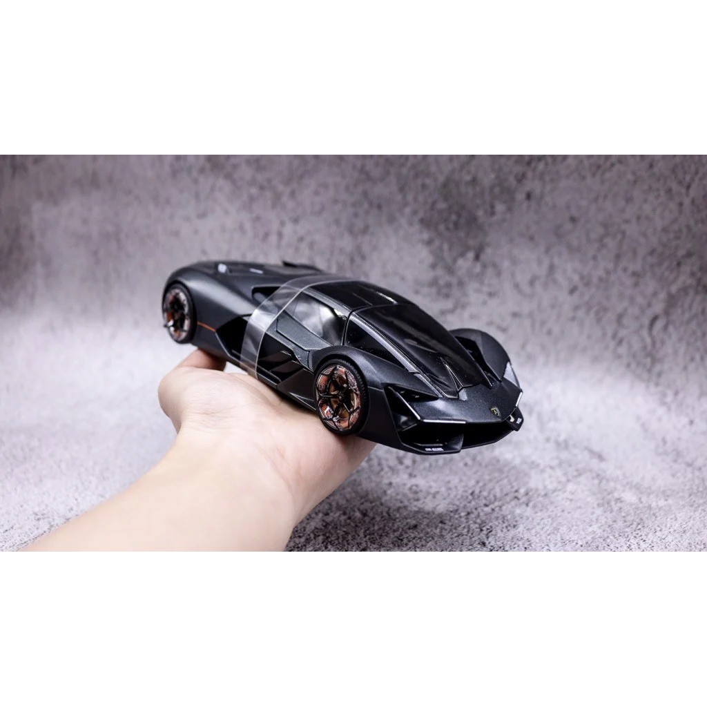 MÔ HÌNH XE LAMBORGHINI TERZO MILENNIO GREY 1:24 BBURAGO 6461