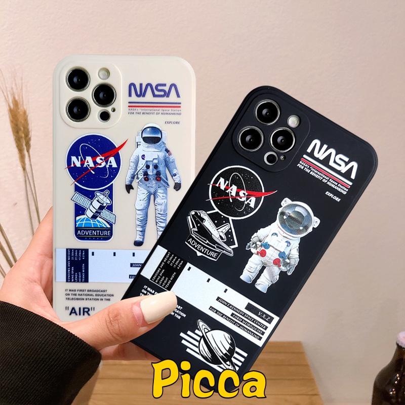NASA Ốp Điện Thoại Cho Samsung A54 A34 A23 A73 A04E A14 A04 A04S A13 A10S A22 A03 A53 A50 A03S A12 A52S A70 A72 A32 A52 A33 A71 A11 M22 M12 A51 A30S A20S A31