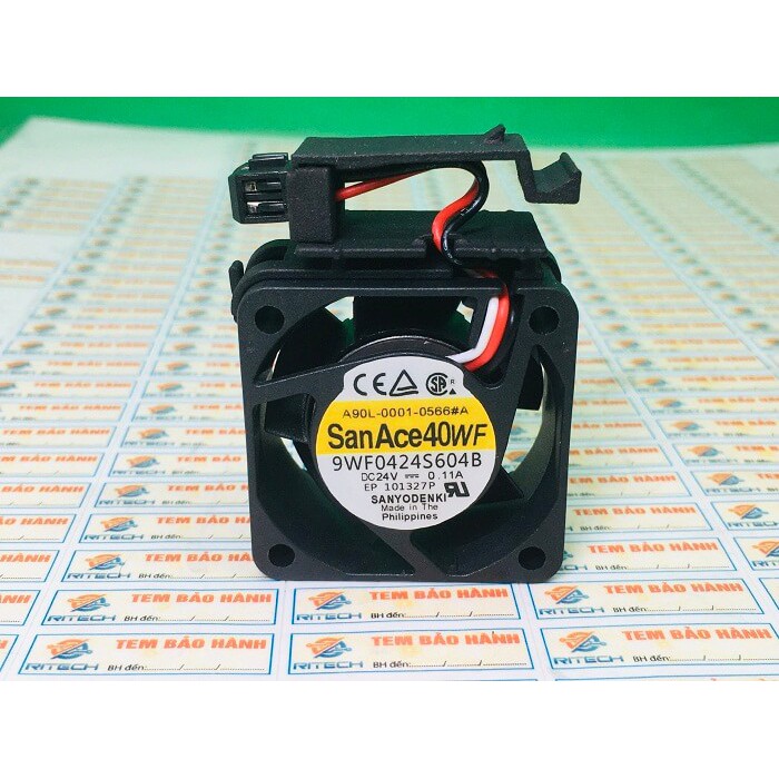 9WF0424S604B A90L-0001-0566 Quạt Sanyo Denki A90L-0001-0566 24V 0.11A