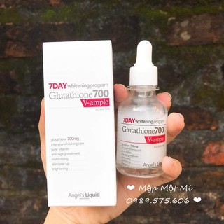 Huyết thanh trắng da 7day Whitening Program Glutathione 700 V-ample