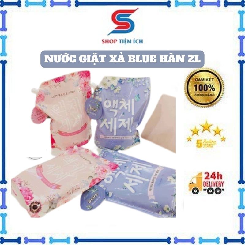 Nước giặt xả Blue Hàn Quốc 2000Ml -Shop Tiện Ích