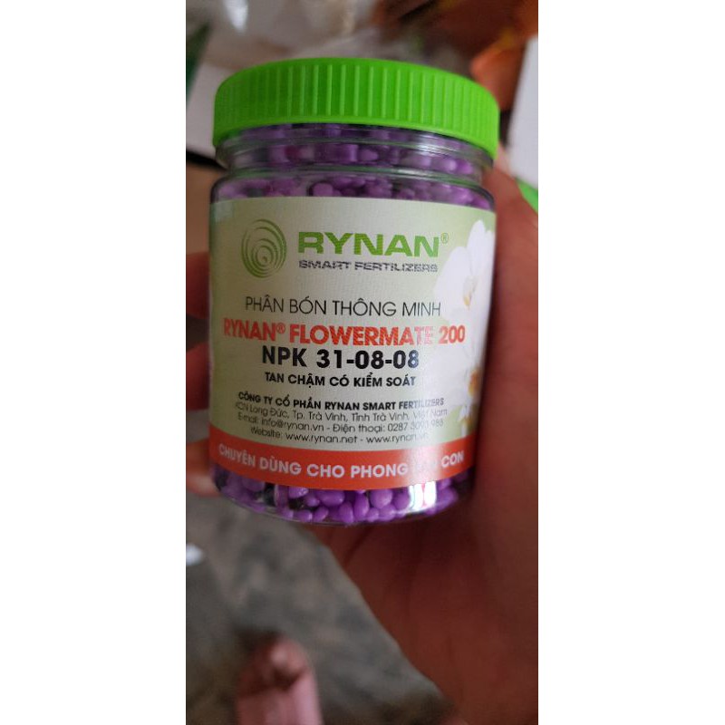 Phân bón tan chậm cho hoa lan (Rynan)