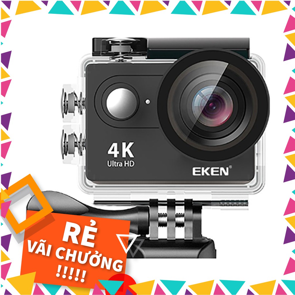 Camera hành trình 4K wifi Eken H9R có remote version mới nhất 8.1 tặng kèm kính lọc đỏ và pin siêu khủng 1350mah [SAL