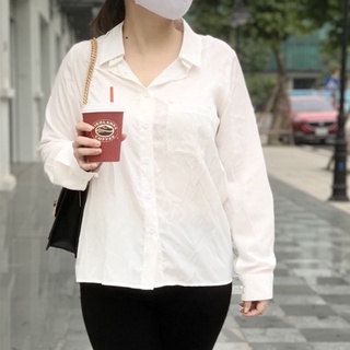 Áo sơ mi công sở nữ dáng basic - Áo thiết kế A02