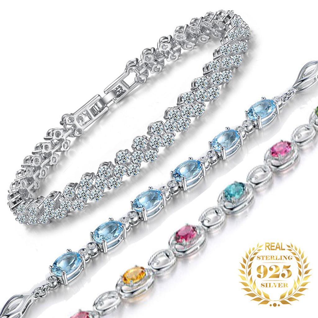 Vòng tay bạc 925 thời trang Trang sức cho phụ nữ