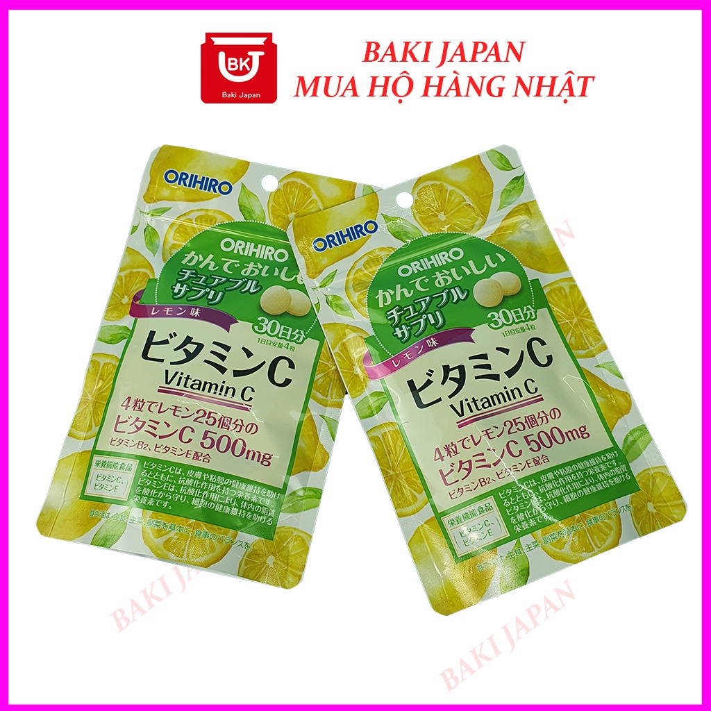 Viên uống bổ sung vitamin C Orihiro Nhật bản 120 viên