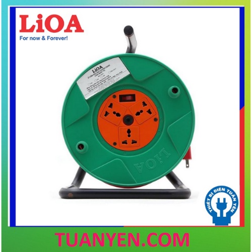 Ổ cắm kéo dài quay tay kiểu RULO TO LIOA QT30-2-15A 30m x 2 15A