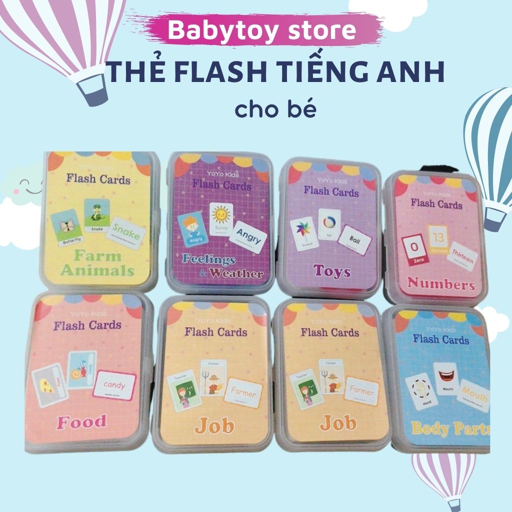Thẻ tiếng anh Flashcard theo chủ đề,giúp bé nâng cao trình độ tiếng anh, spelling game. english