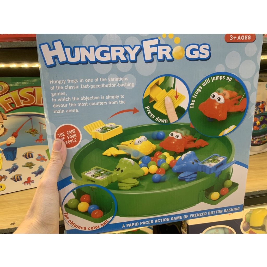 Đồ Chơi Ếch Ăn Kẹo-Hungry Frogs-Dành cho 1-4 Người