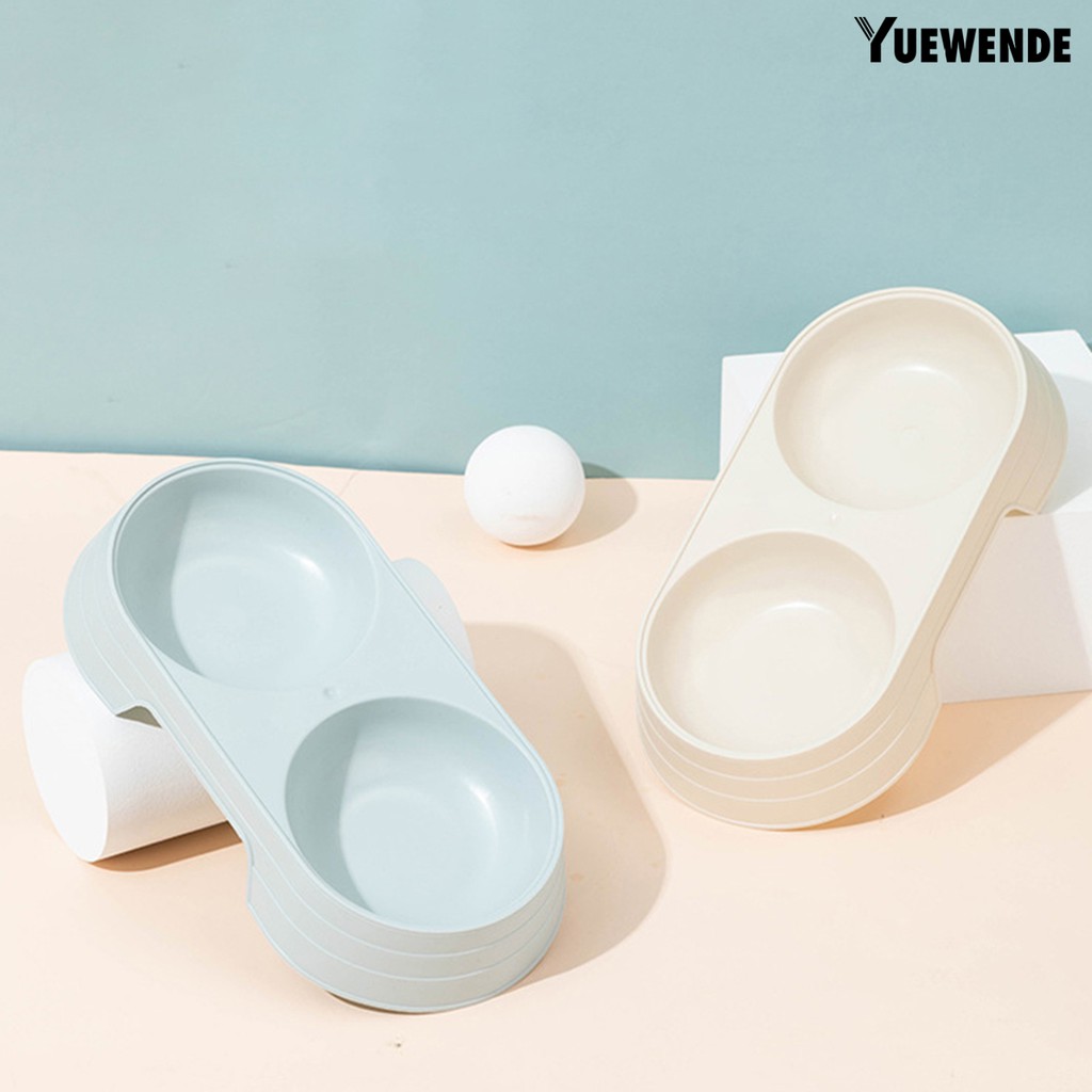 Tô đựng thức ăn thú cưng chất liệu PP màu trơn