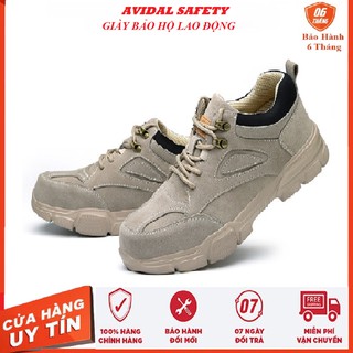 Giầy Bảo Hộ Lao Động Nam Cao Cấp Siêu Nhẹ Kiểu Dáng Thể Thao Siêu Nhẹ Nặng 700g  Giá Tốt Chống Đinh, Chống Va Đập