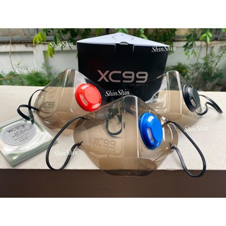 Khẩu trang xc99 Đen trong suốt mới/ bán kèm lọc