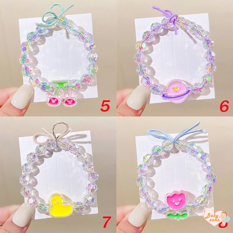Băng Đô Nơ Đính Ngọc Trai Nhân Tạo Hoạt Hình Xinh Xắn Cho Bé