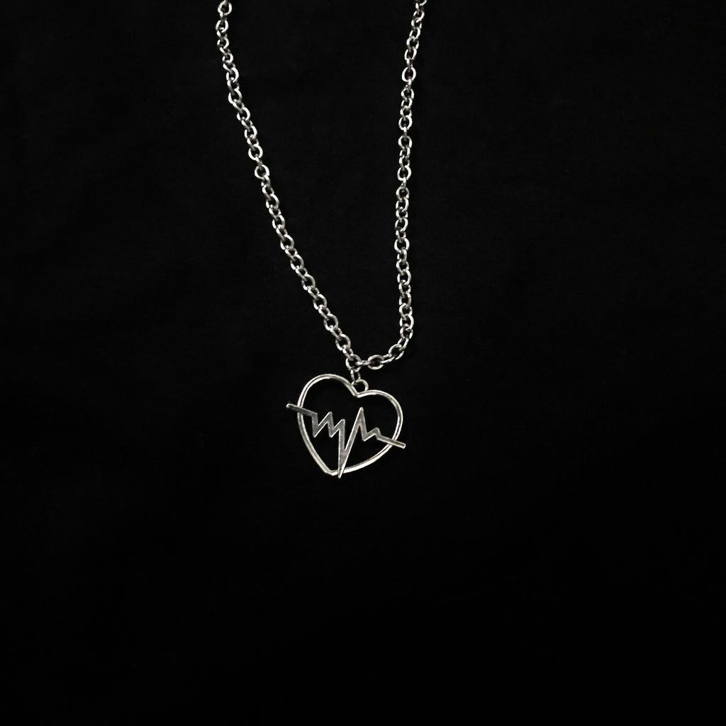 Dây Chuyền Mặt Hình Trái Tim Sáng Tạo Phong Cách Harajuku Hàn Quốc 19892