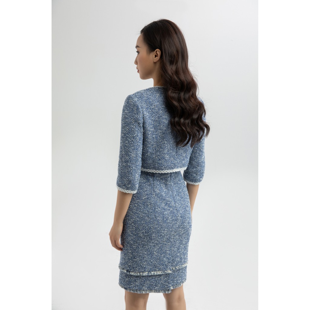 Áo khoác Tweed dáng lửng nữ IVY moda MS 66C5710