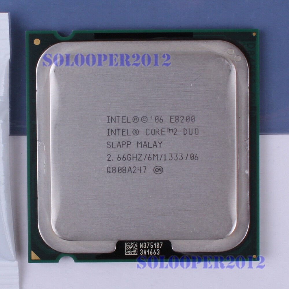 Lõi máy tính Intel Core 2 Duo E8200 E8300 E8400 E8500 E8600 LGA/775