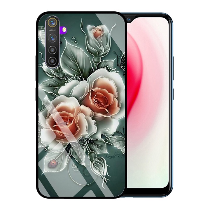 &quot;Ốp lưng Realme 6&quot; Mặt kính 3D sang trọng_Không Nhòe, Không Phai Hình ( Tim shop )