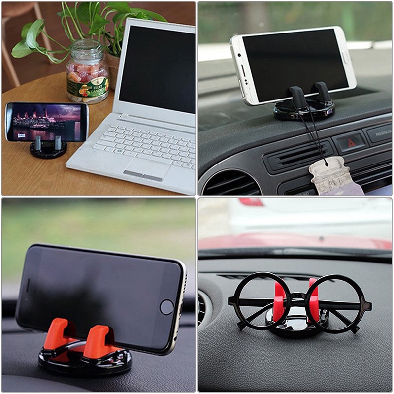 Giá Đỡ Điện Thoại / GPS Bằng Silicon Mềm Chống Trượt Xoay 360 Độ Gắn Bảng Điều Khiển Xe Hơi / Tàu Thuyền