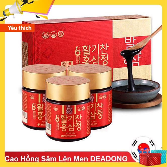 Cao Hồng Sâm Lên Men DEADONG Hàn Quốc - Chính Hãng