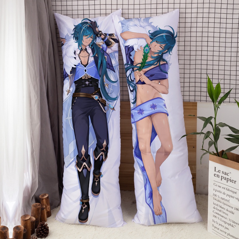 Vỏ Gối Hai Mặt In Hình Anime Genshin Impact Kaeya Alberich Dakimakura