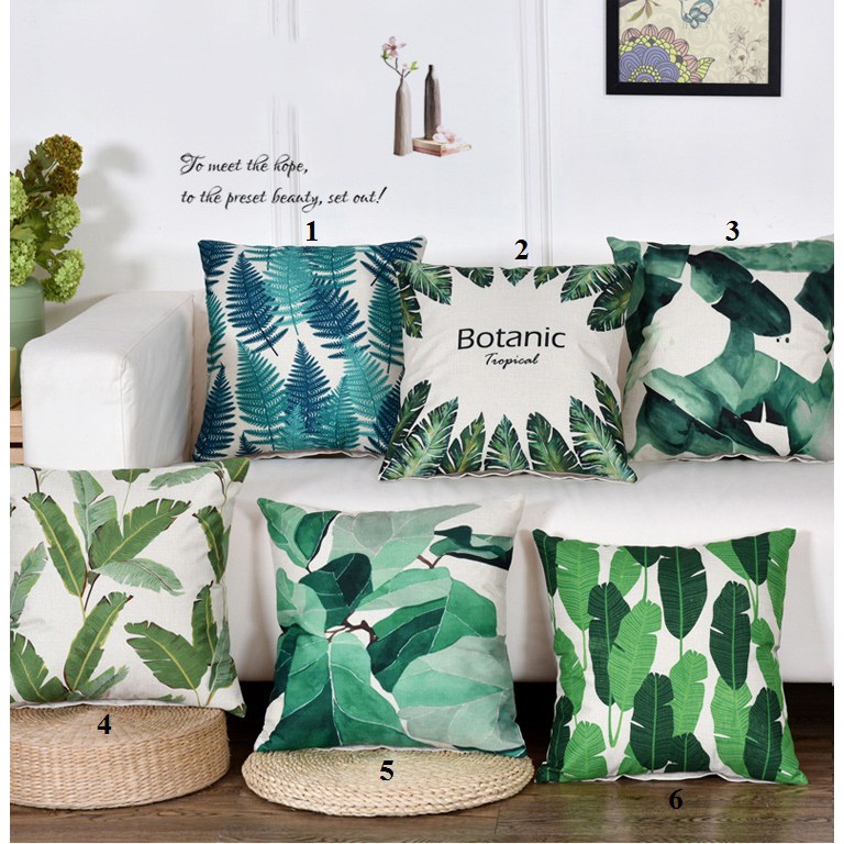 [FREESHIP] Vỏ gối tựa lưng sofa trang trí size 45 x 45 cm