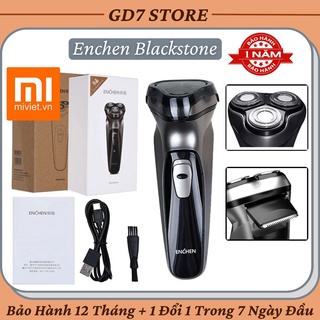 Máy cạo râu Xiaomi Enchen Blackstone 3 Đầu Lưỡi Cạo 3D Độ Kháng Nước IPX7  Bảo hành 12 Tháng
