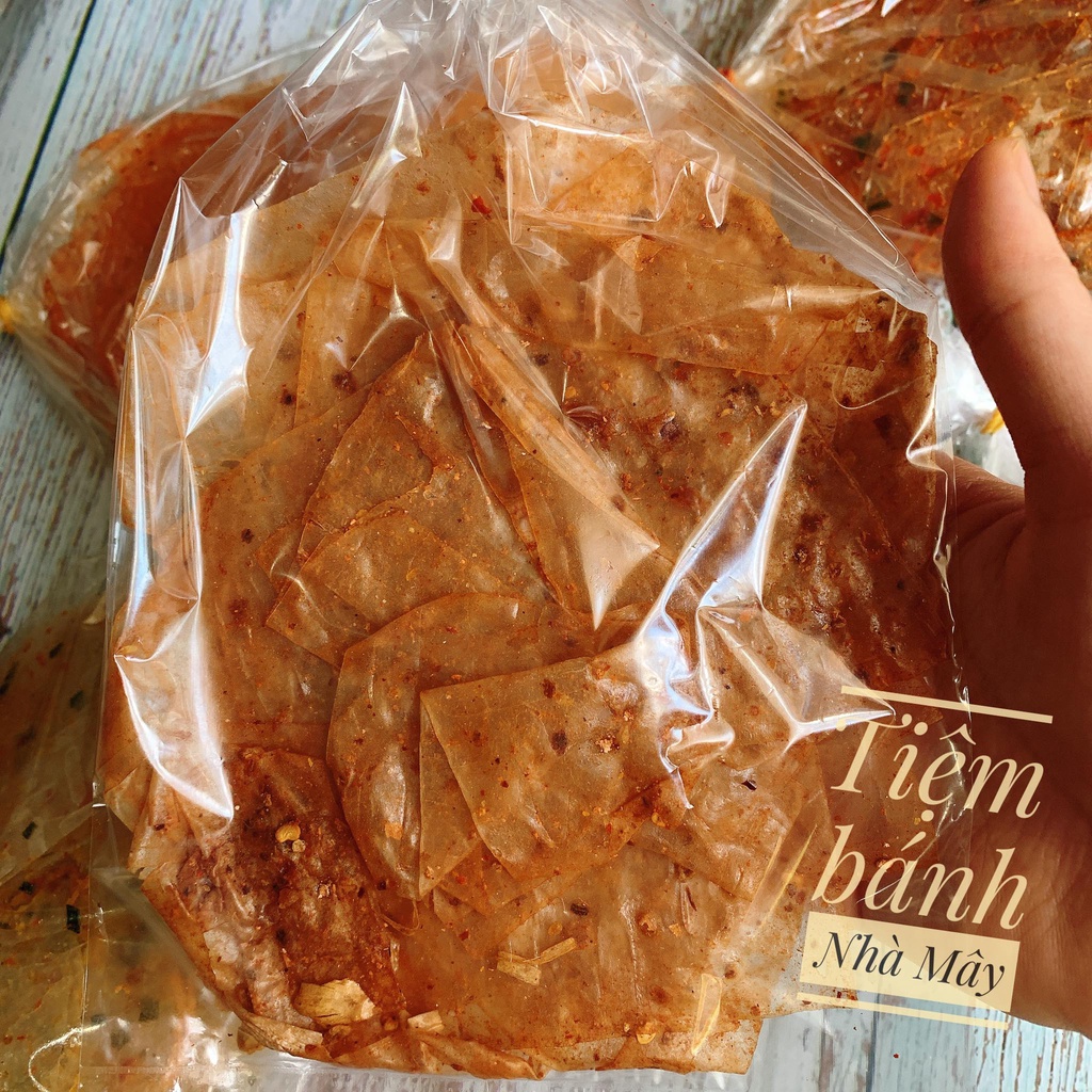 Bánh Tráng Muối Tỏi Xì Ke Siêu Cay Ăn Cực Ghiền Bịch 60G - Bánh Tráng xike nghệ sĩ