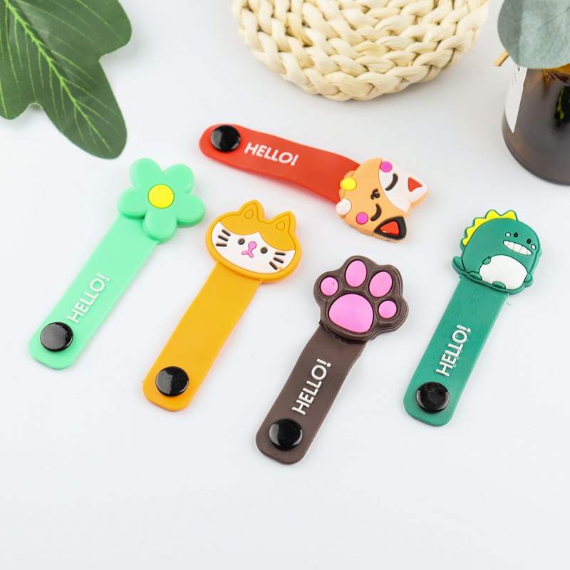 Phụ Kiện Quấn Bảo Vệ Tai Nghe Điện Thoại W&G24H Kiểu Hoạt Hình Dễ Thương