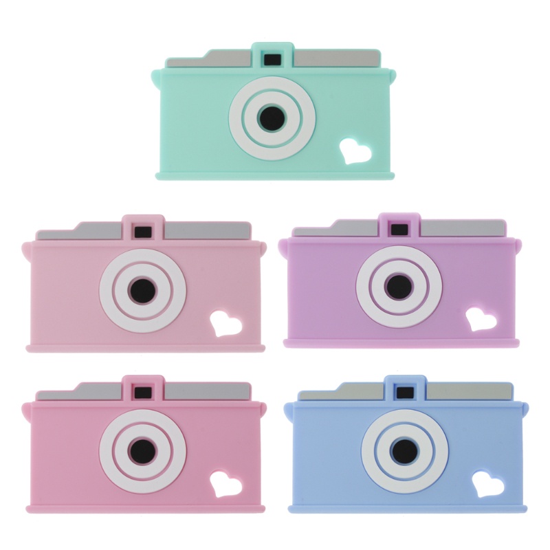 Đồ Chơi Ngậm Nướu Hình Máy Ảnh Bằng Silicone Không BPA Dành Cho Trẻ Em