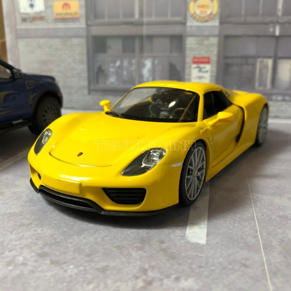 Mô hình xe Porsche 918 Spyder tỉ lệ 1:24 Welly