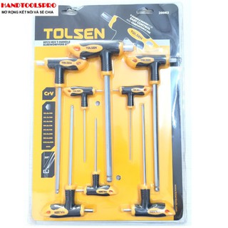 Bộ lục giác chữ 8 cây Tolsen 20062 - Bạc