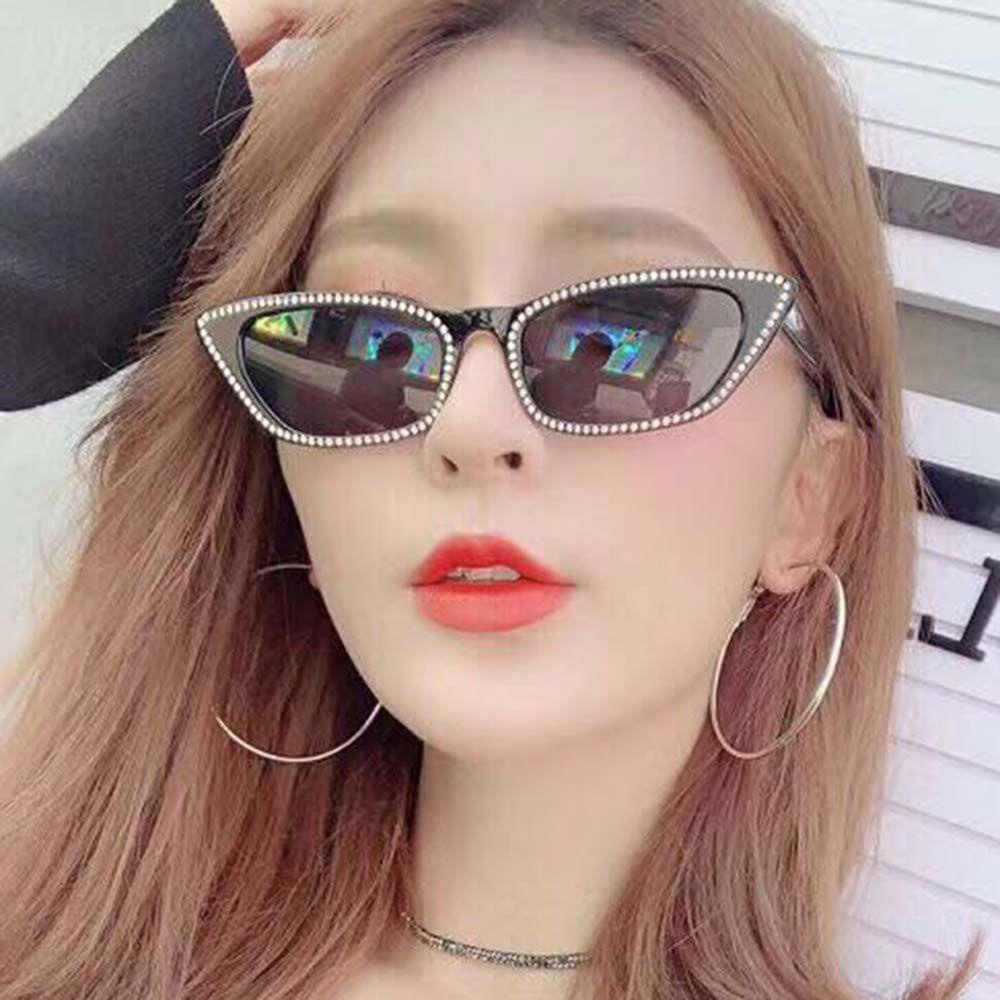 Kính Mát Mắt Mèo Chống Tia UV Phong Cách Âu Mỹ