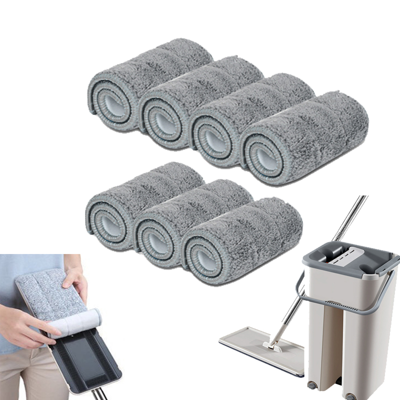 Bông Lau Nhà Vải Microfiber Loại Bỏ Bụi Bẩn Và Tóc Sạch Sẽ