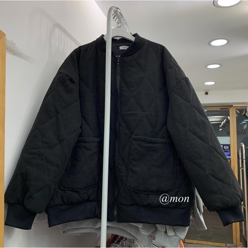 Áo phao bomber trần trám