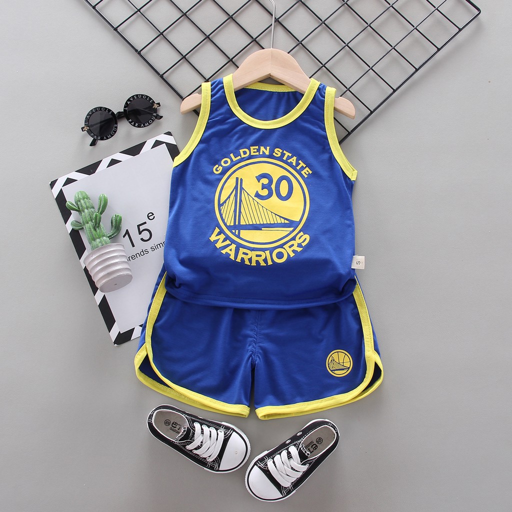 bộ quần áo ba lỗ bóng rổ chất Cotton co dãn 4 chiều hàng Quảng Châu XK HOT HIT 2021 cho bé trai, bé gái  - BHLKi