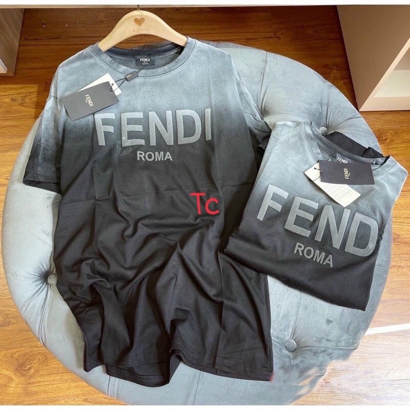 [ Rẻ vô địch ] Áo thun cotton tay lỡ dáng rộng Loang Fen