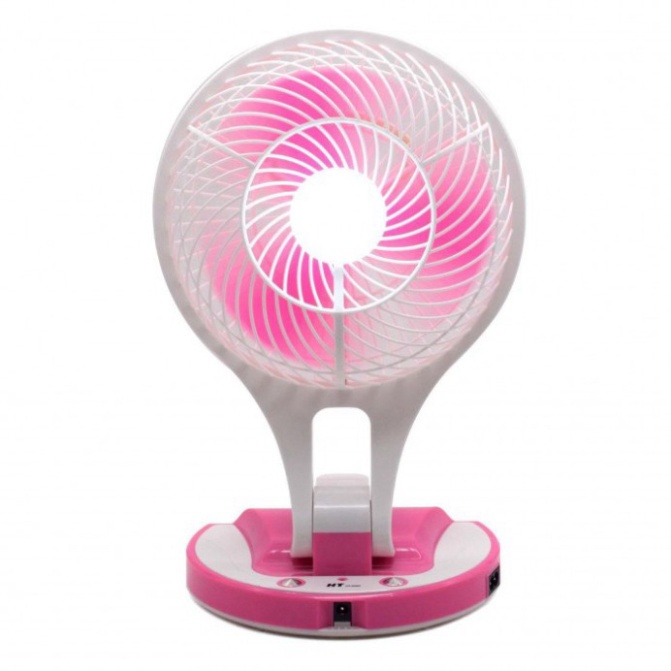 QUẠT GẬP TÍCH ĐIỆN MINI FAN CÓ ĐÈN LED SIÊU SÁNG | (TT65)