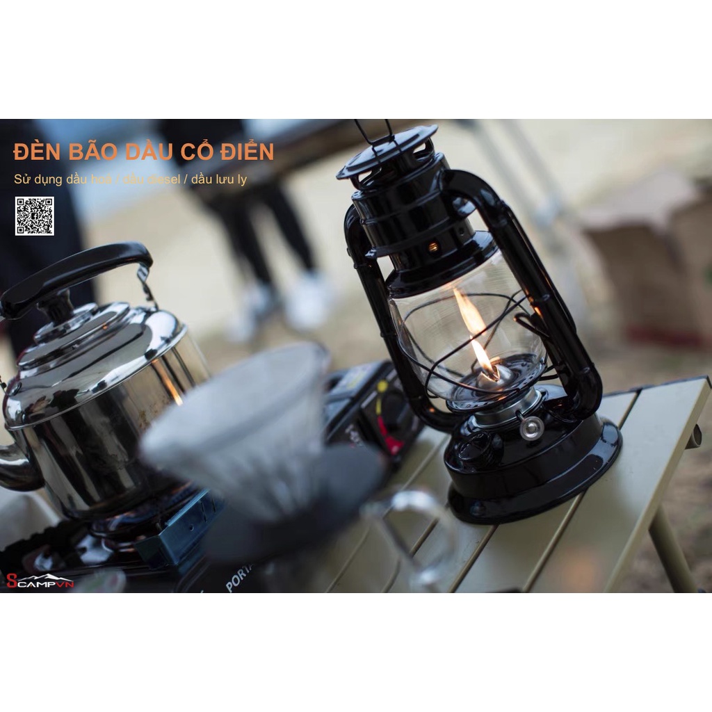Đèn bão dầu cổ điển cắm trại dã ngoại du lịch