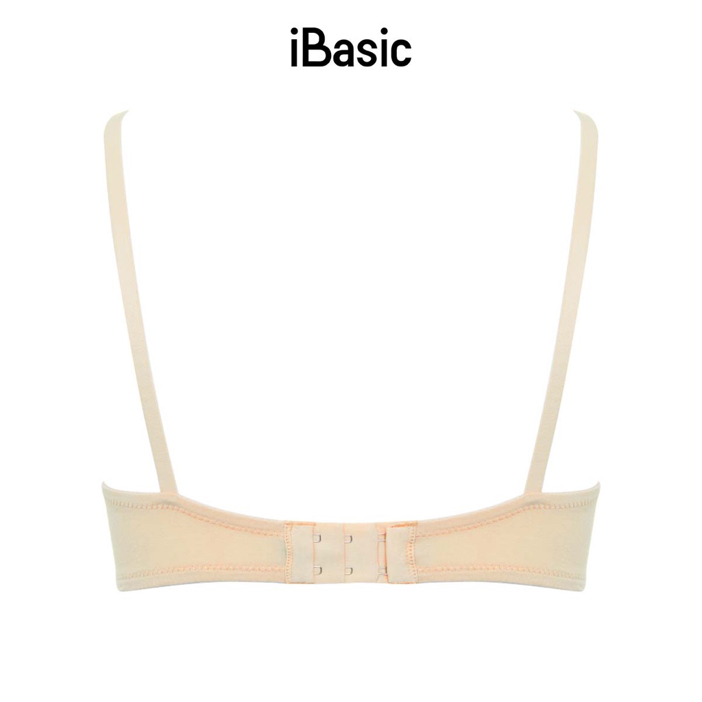 Áo ngực học sinh không gọng mút mỏng phối ren iBasic BRAT022