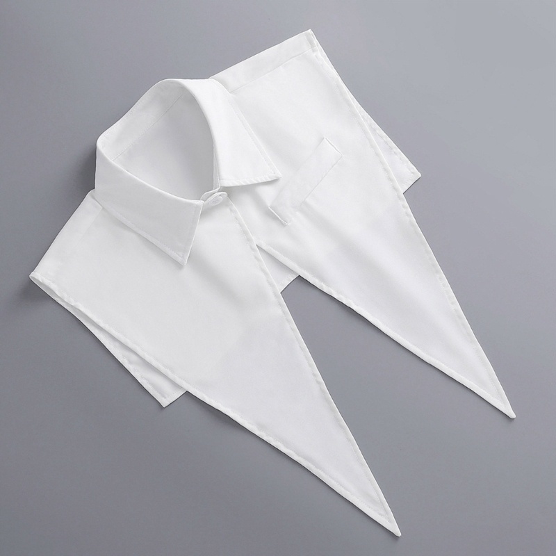 Youyo Áo Sơ Mi Giả Nửa Cổ Áo Rời Được Dáng Dài Dễ Mặc Cho Nữ