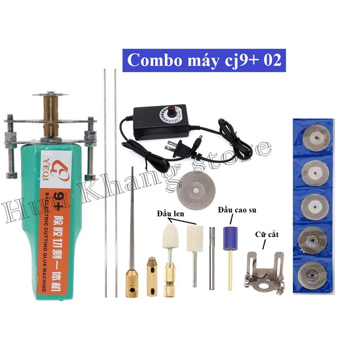 Combo máy Cj9+ | Cắt - Quấn keo - Đánh bóng - Mài | Siêu tiện lợi