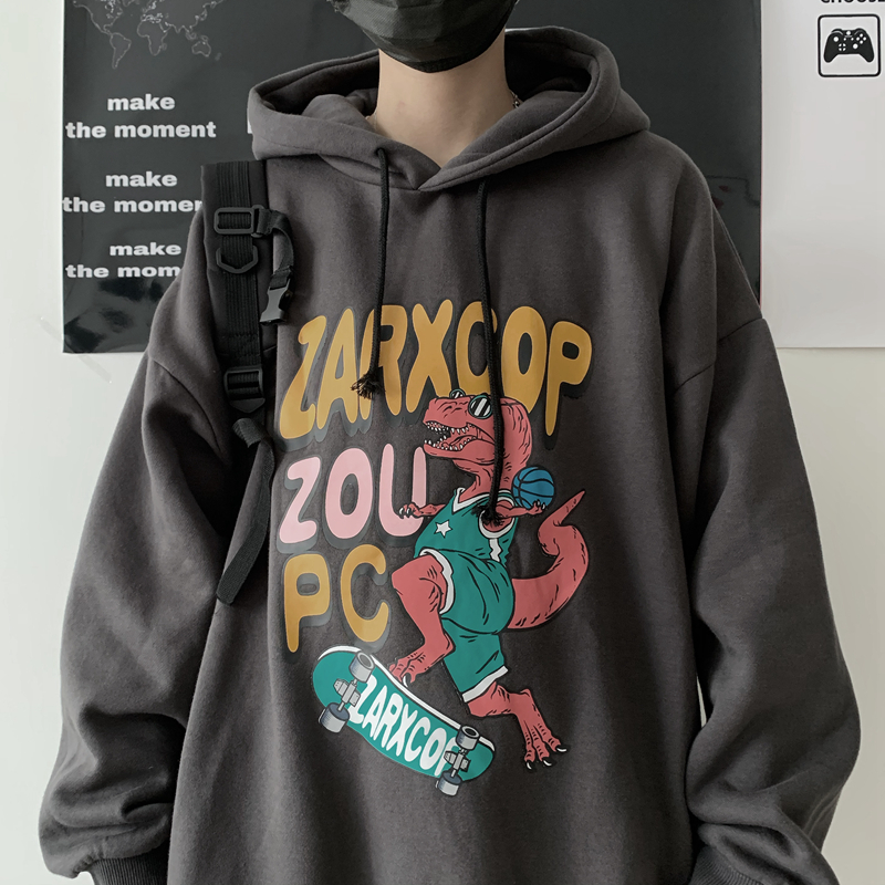  Áo hoodie dáng rộng phong cách Hàn Quốc thời trang năng động cho nam