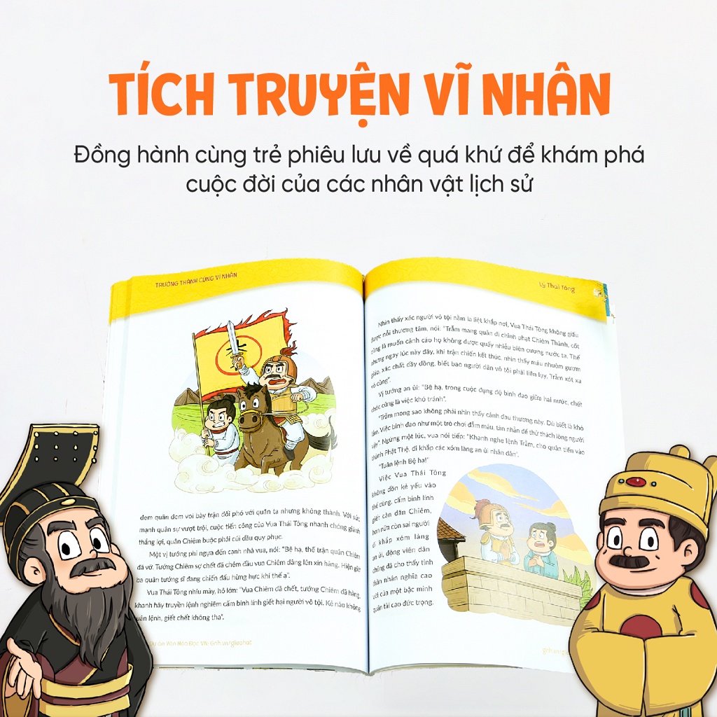 Sách - Trưởng thành cùng vĩ nhân
